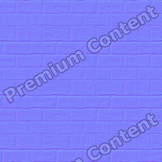 seamless wall bricks normal map 0008